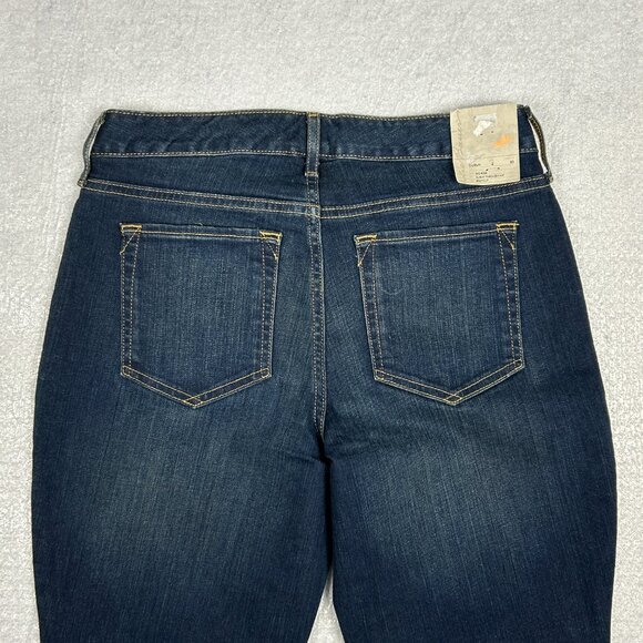Eddie Bauer Jeans Women 2 (28x32.5) Boot Cut Curvy Through Hip Mid Rise Blue - Picture 6 of 16